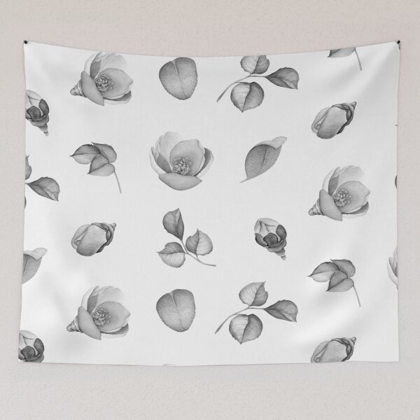 Item preview, Watercolor Gray Flowers Collection designed and sold by Pavnud.