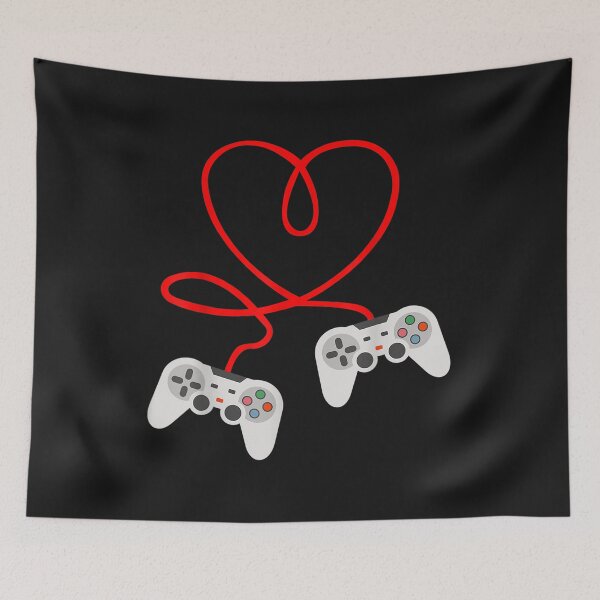 Item preview, Video Gamer Valentines Day T-Shirt With Controllers Heart designed and sold by Lukifo-Caster.