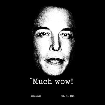 Artwork thumbnail, Much wow! Elon Musk by MonoConscious