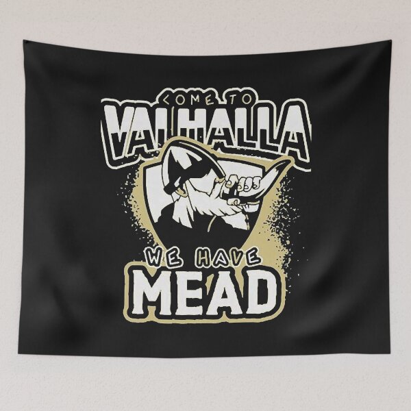 Item preview, Viking Come to Valhalla We Have Mead T Shirt designed and sold by Lukifo-Caster.