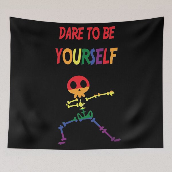 Item preview, Skeleton daring to be yourself designed and sold by Astralia.