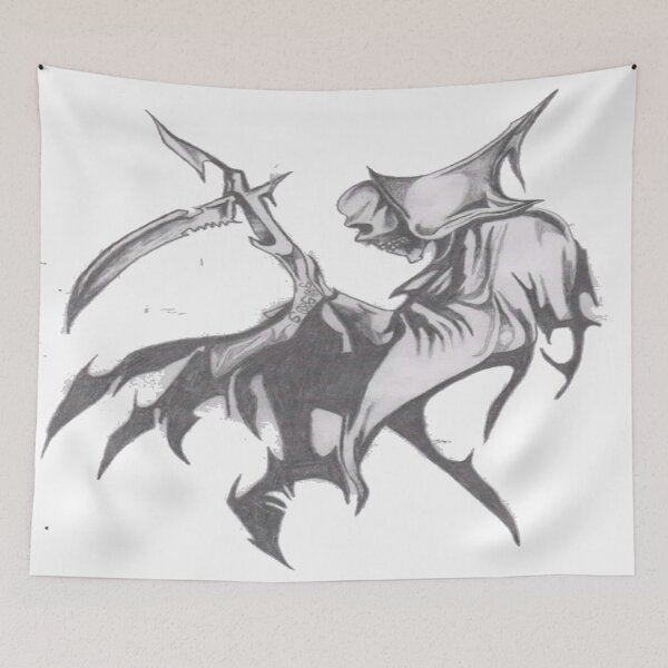 Item preview, Grim Reaper with that misconstrued 666 designed and sold by SetHorus.