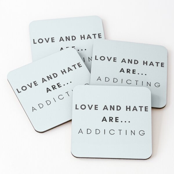 Item preview, Love And Hate Are... Addicting  designed and sold by GaterStitch.