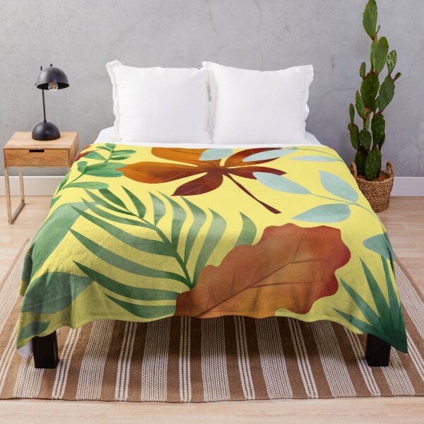 Item preview, Wild Tropical Hawaiian Leaves And Flowers Pattern designed and sold by ArtIsSixthSense.