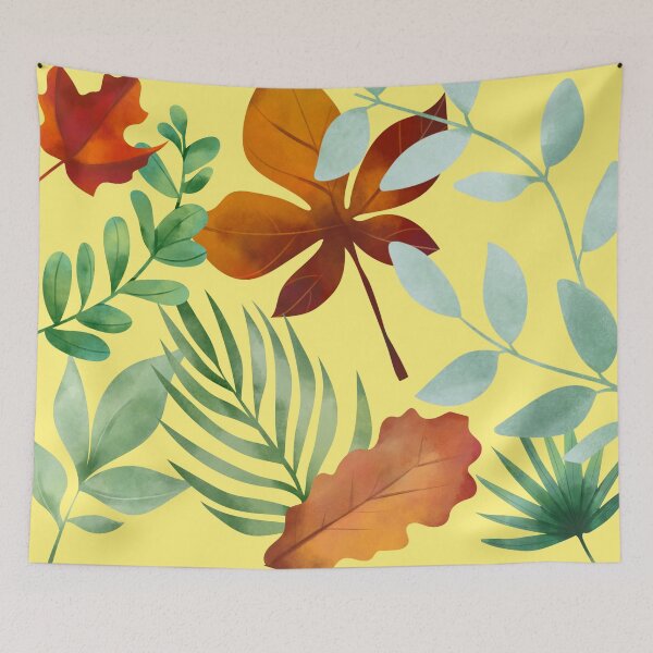 Item preview, Wild Tropical Hawaiian Leaves And Flowers Pattern designed and sold by ArtIsSixthSense.