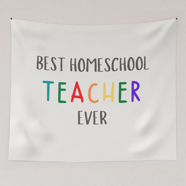 Item preview, Colorful Best Homeschool Teacher designed and sold by casualism.