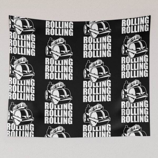 Item preview, Rolling Steam Roller Road Construction Heavy Machinery Lover designed and sold by GravitiTees.