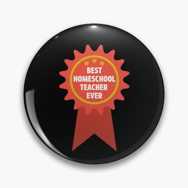 Item preview, Vintage Best Homeschool Teacher Badge designed and sold by casualism.
