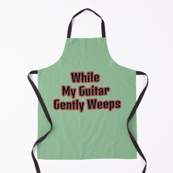 Item preview, While My Guitar Gently Weeps designed and sold by QuotesDogma.