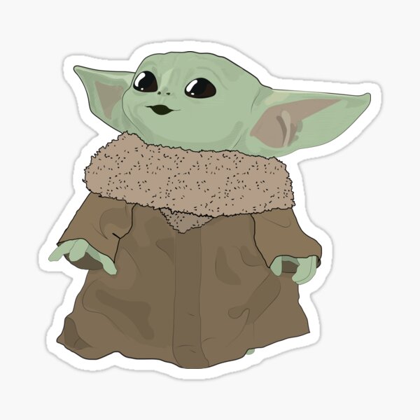 Cool Baby Yoda Stickers Redbubble