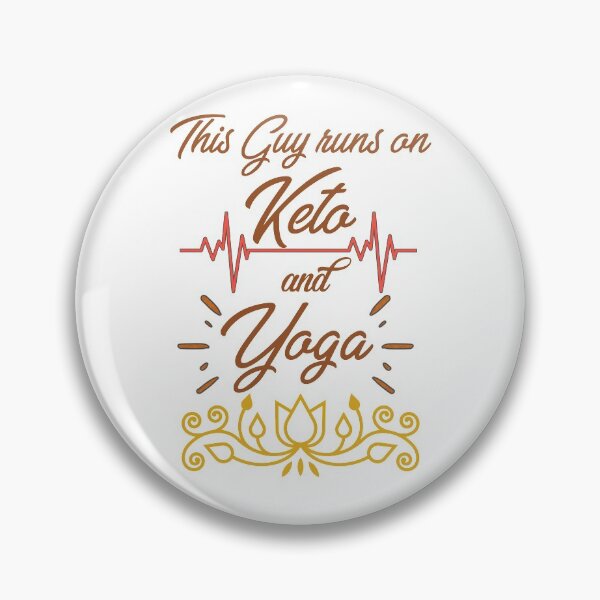 Item preview, This Guy runs on Keto and Yoga designed and sold by KetoLove.