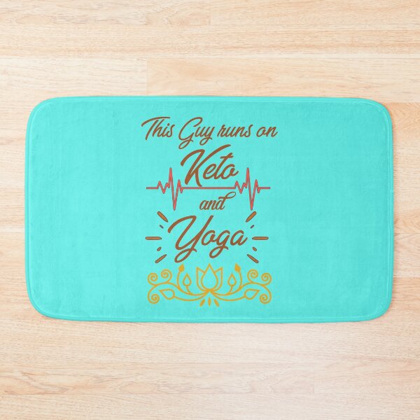 Item preview, This Guy runs on Keto and Yoga designed and sold by KetoLove.