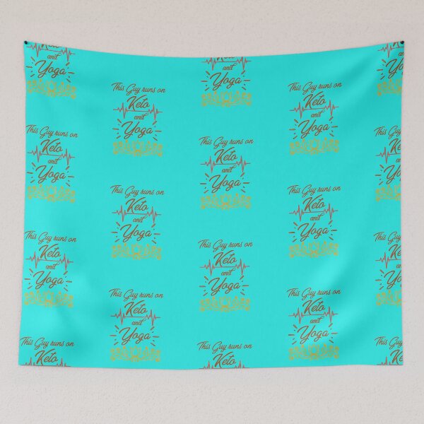 Item preview, This Guy runs on Keto and Yoga designed and sold by KetoLove.