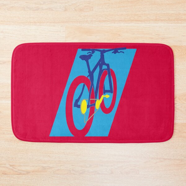 Item preview, Pop Art Dark Blue Hardtail MTB designed and sold by RabeDesigns.