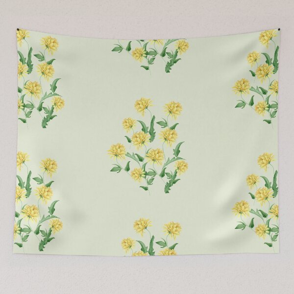 Item preview, Watercolor Yellow Flowers designed and sold by Pavnud.
