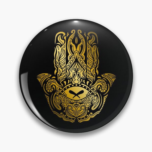 Artikelvorschau, Goldene Hamsa Hand entworfen und verkauft von TeesByMark.