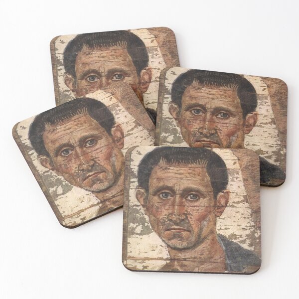 Item preview, Fayum mummy portrait ancient Egypt man designed and sold by The-Roman-Lady.