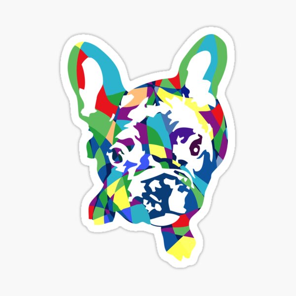 Französische Bulldogge Welpe Sticker