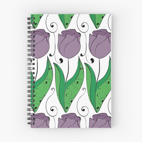 Item preview, tulips art nouveau designed and sold by fantasina.
