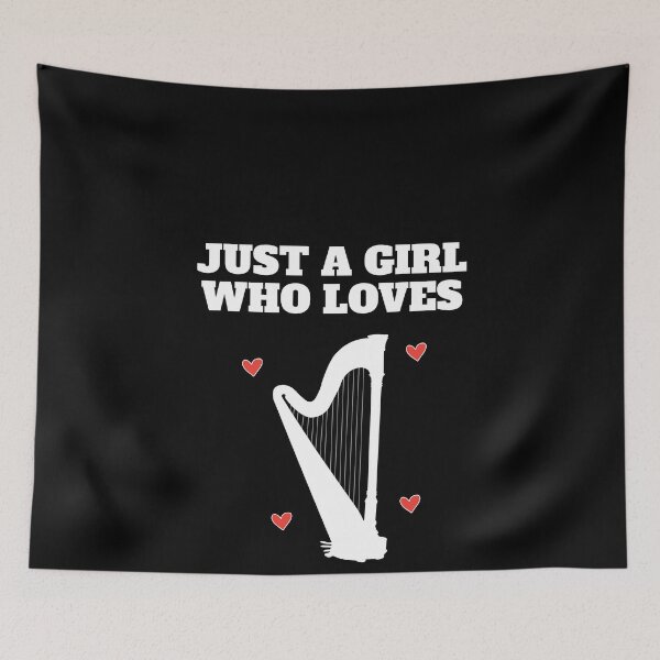 Item preview, Harp Instrumenet Gift For Girls designed and sold by Salvadax.
