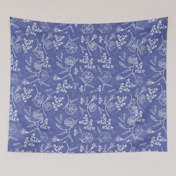 Item preview, Hello spring. White and blue Flower designed and sold by Doucheka.