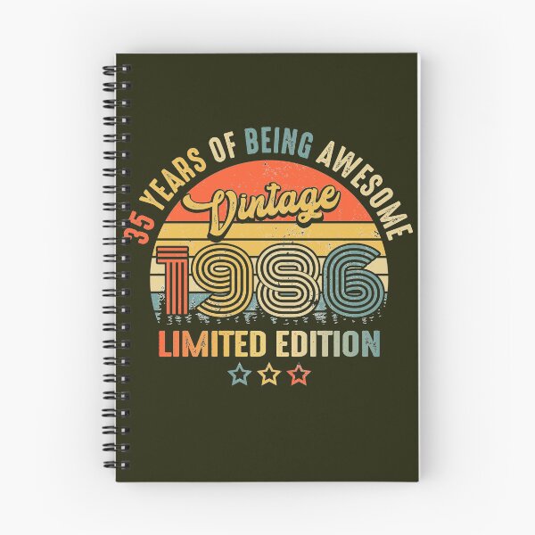 Item preview, 35 years of being awesome Vintage 1986 Limited Edition designed and sold by MillicentsArt.