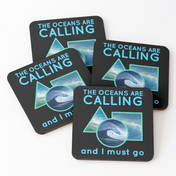 Item preview, the oceans are calling and i must go. blue waves designed and sold by doctors-apparel.