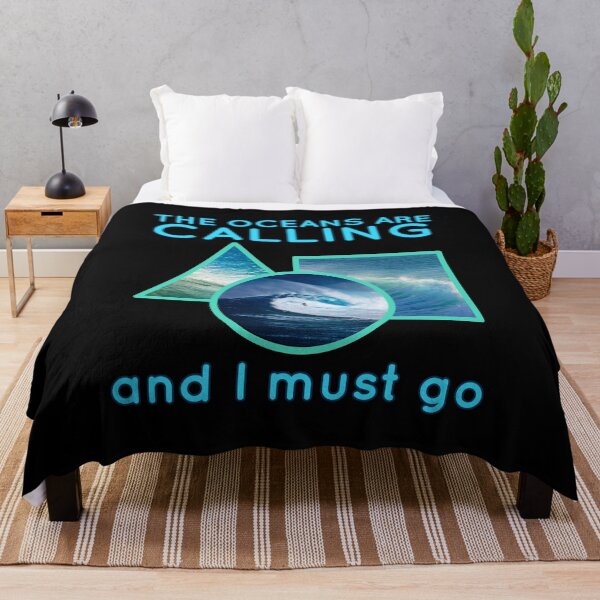 Item preview, the oceans are calling and i must go. blue waves designed and sold by doctors-apparel.