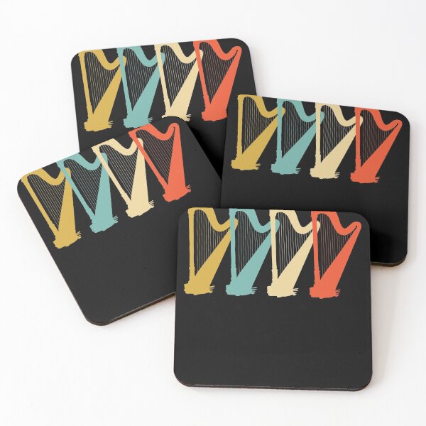 Item preview, Harp Harps Harpist Retro Vintage Gift designed and sold by Salvadax.