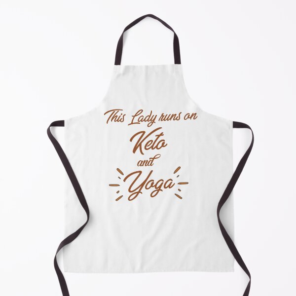 Item preview, This Lady runs on Keto and Yoga designed and sold by KetoLove.