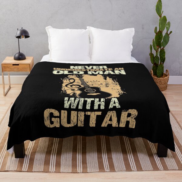 Item preview, Never Underestimate an Old Man With A Guitar String Music Pluck Strum String Music Instruments Band Beat Apparel designed and sold by shirti.