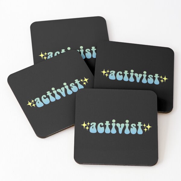 Item preview, activist sparkly gradient Meme Text designed and sold by everything4eva.