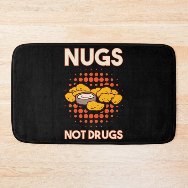Item preview, Nugs Not Drugs Nuggets Snack Deep Fry Chicken Top Fast Food Chicken Meat Breaded Battered Deepfried Restaurant Menu designed and sold by shirti.