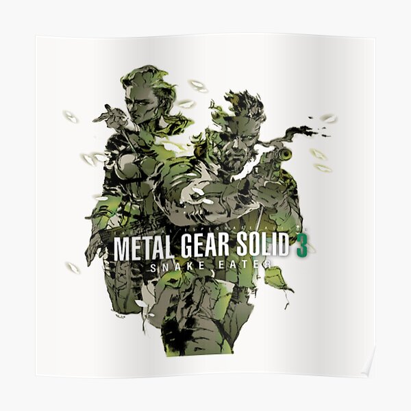 Poster Metal Gear Solid 3 Snake Eater Redbubble