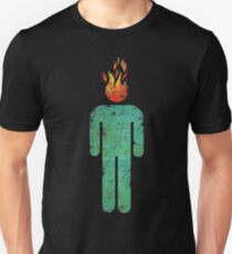 MAN ON FIRE (DISTRESSED) Slim Fit T-Shirt
