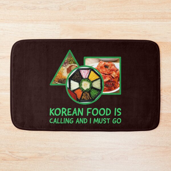 Item preview, korean food is calling and i must go, korean food, kimchi, bibimbap designed and sold by doctors-apparel.