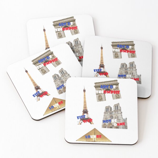 Item preview, France Paris attractions travel sticker pack designed and sold by ArtisanAaron.
