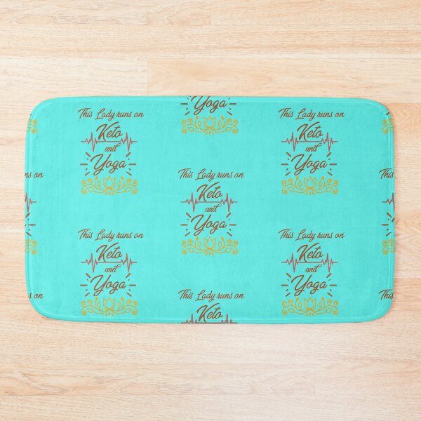 Item preview, This Lady runs on Keto and Yoga designed and sold by KetoLove.