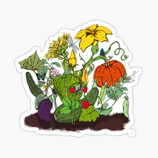 Item preview, Plants garden vegetables fruit nature gift idea designed and sold by LuminOrb.