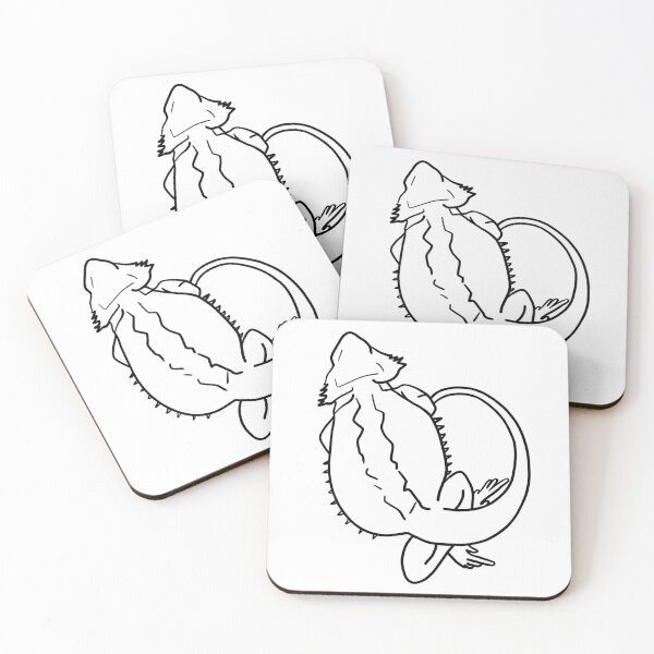Item preview, Bearded Dragon Sleeping designed and sold by PrileyRileyArt.