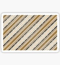 Vintage Piano Keys Graphic Sticker