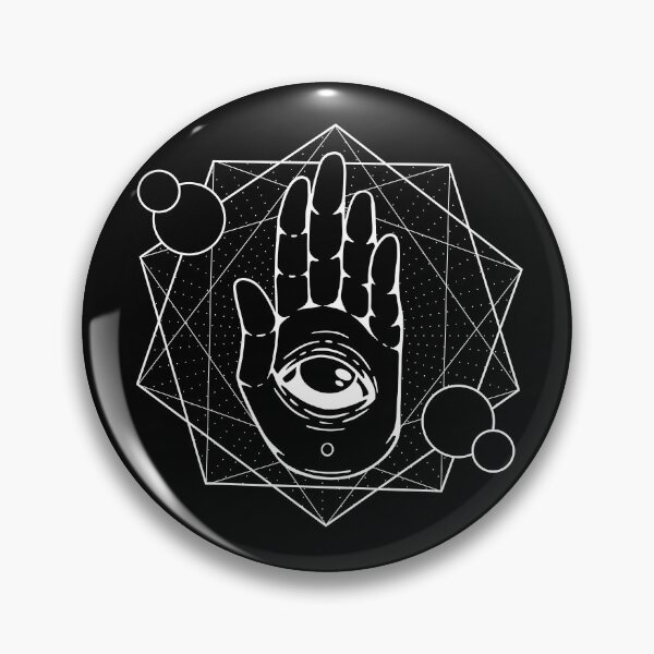 Item preview, White Hamsa Hand And Eye designed and sold by TeesByMark.