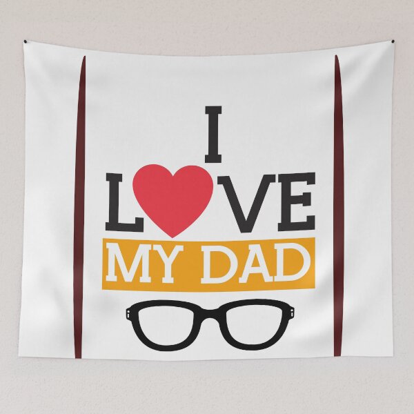 Item preview, i love dad designed and sold by HasnaanMohsin.