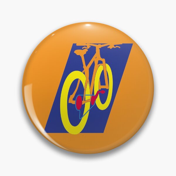 Artikelvorschau, Kopie von Pop Art Orange Hardtail MTB entworfen und verkauft von RabeDesigns.