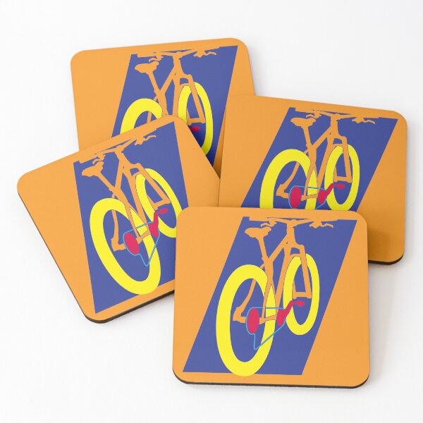 Item preview, Copy of Pop Art Orange Hardtail MTB designed and sold by RabeDesigns.
