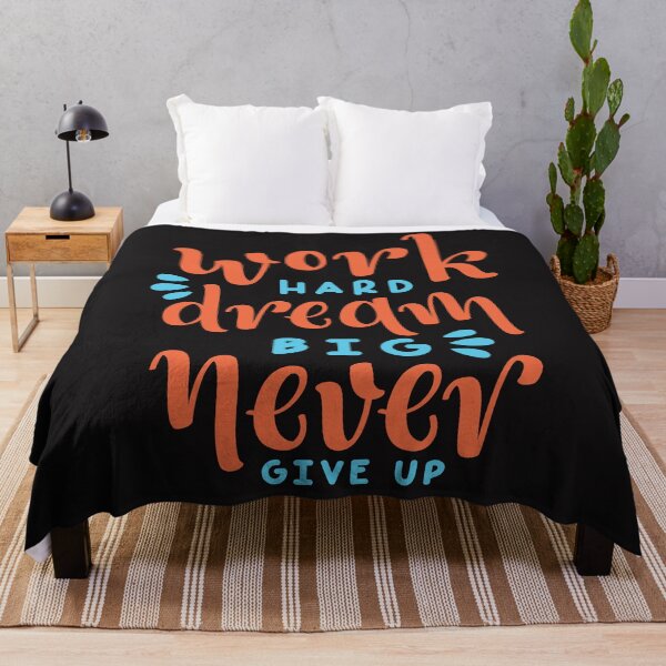 Item preview, Inspirational  and  motivational quote :Work Hard Dream Big Never Give up designed and sold by remonss.
