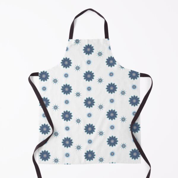 Item preview, Kaleidoscope Flowers and Stars Patterns Sticker Pack Blue designed and sold by emm-j.