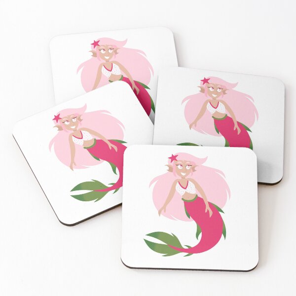 Item preview, Dragon Fruit Mermaid designed and sold by biquid art.