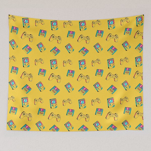 Item preview, Retro Gaming Pattern Vintage Style designed and sold by magna-aranea.