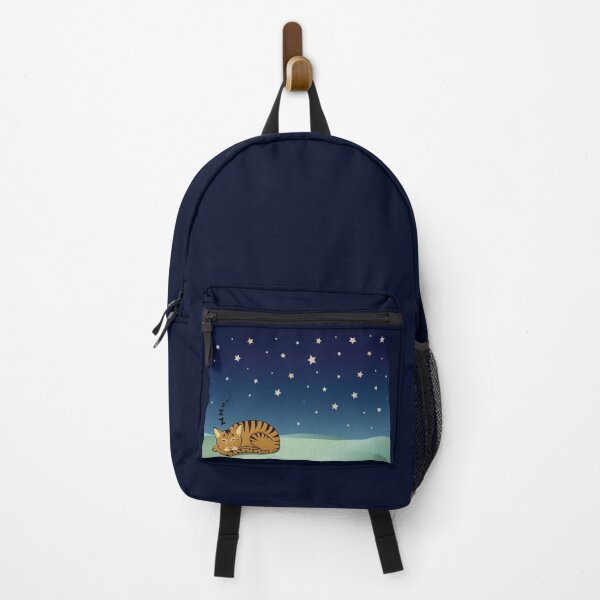 Item preview, Dreamy Tabby Cat Napping Under the Stars designed and sold by felinedreams.